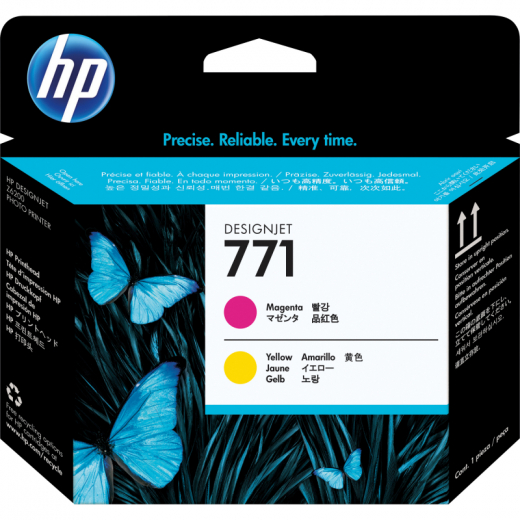 HP Druckopf CE018A 771 magenta/gelb, - CE018A