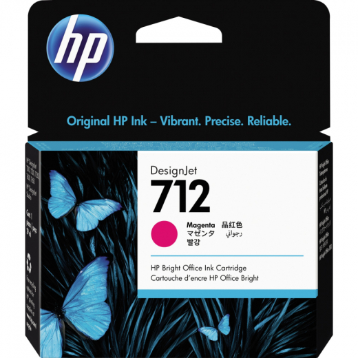 HP Tintenpatrone 3ED68A 712 29ml magenta, - 577724015