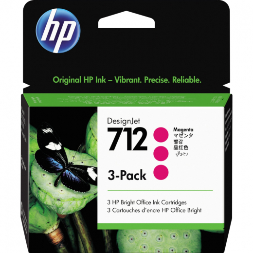 HP Tintenpatrone 3ED78A 712 29ml magenta 3 St./Pack, - 577725015