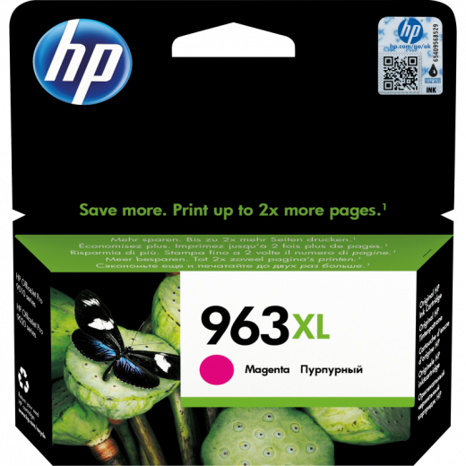 HP Tintenpatrone 3JA28AE 963XL 1.600Seiten magenta, - 577428015