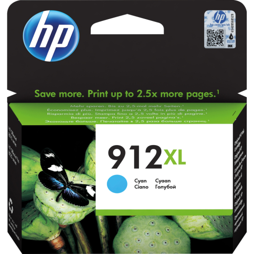 HP Tintenpatrone 3YL81AE 912XL 825Seiten cyan,