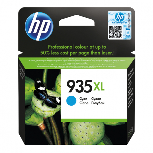 HP Tintenpatrone C2P24AE 935XL cyan, - HPAC2P24AE