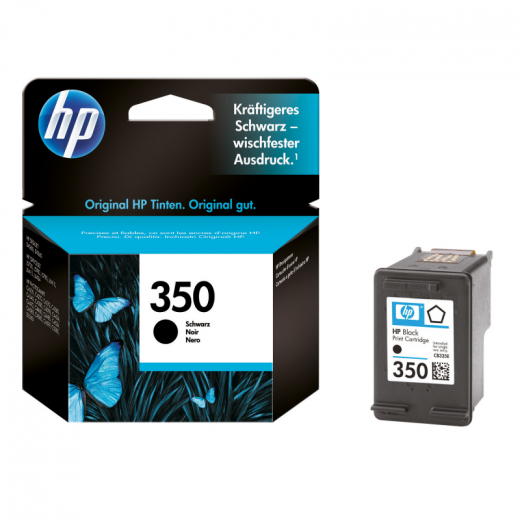 HP Tintenpatrone CB335EE 350 4,5ml schwarz, - HPACB335EE