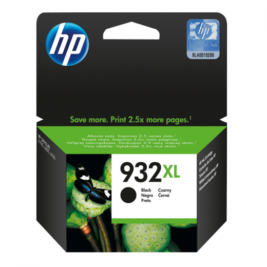 HP Tintenpatrone CN053AE 932XL 1.000Seiten schwarz, - HPACN053AE