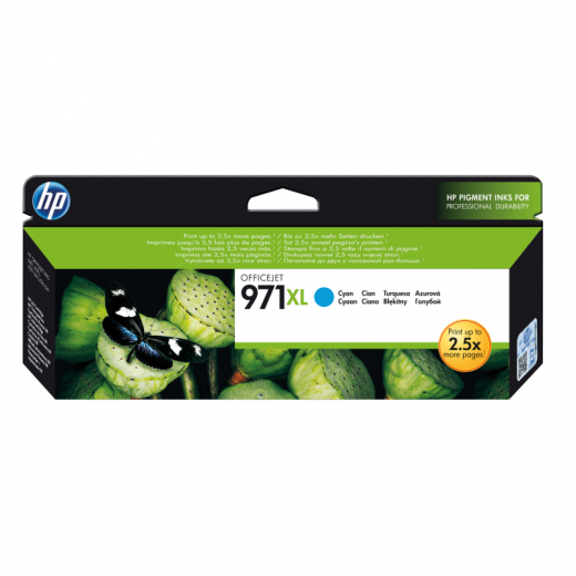 HP Tintenpatrone CN626AE 971XL 6.600Seiten cyan, - HPACN626AE