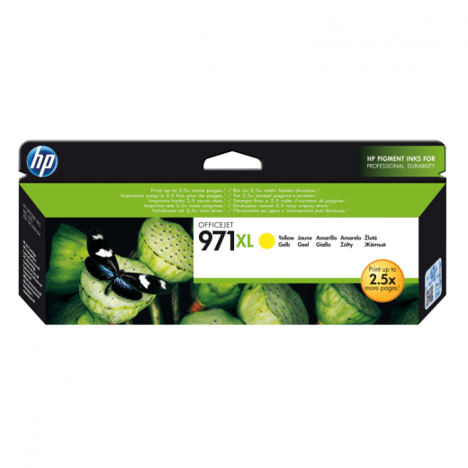 HP Tintenpatrone CN628AE 971XL 6.600Seiten gelb, - HPACN628AE