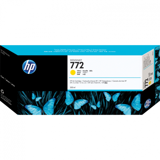 HP Tintenpatrone CN630A 772 gelb 300ml, - HPACN630A