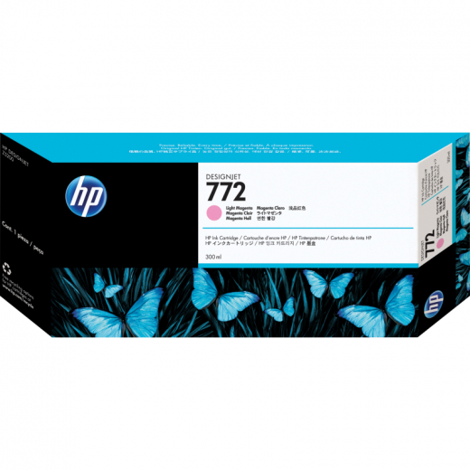 HP Tintenpatrone CN631A 772 hellmagenta 300ml, - HPACN631A