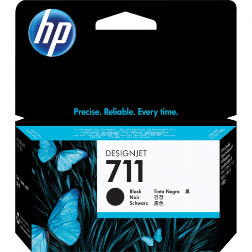 HP Tintenpatrone CZ129A 711 38ml schwarz, - HPACZ129A