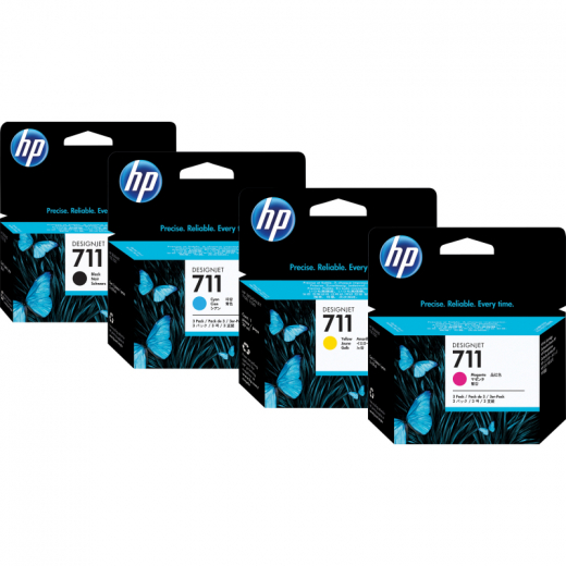 HP Tintenpatrone CZ134A 711 cyan 3x29ml 3 St./Pack., - 156331