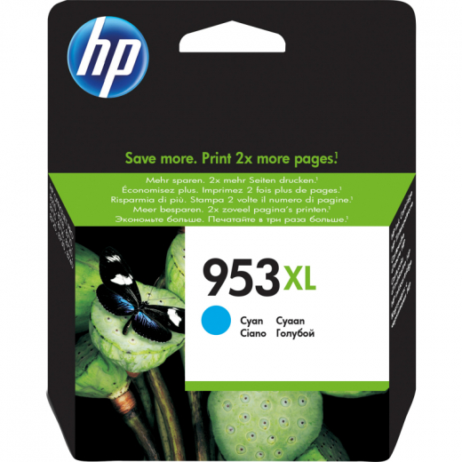 HP Tintenpatrone F6U16AE 953XL 1.450Seiten cyan, - HPAF6U16AE