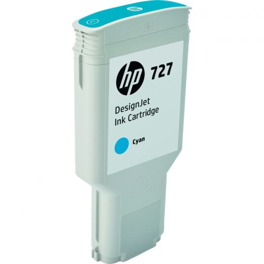 HP Tintenpatrone F9J76A 727 300ml cyan, - 576647001