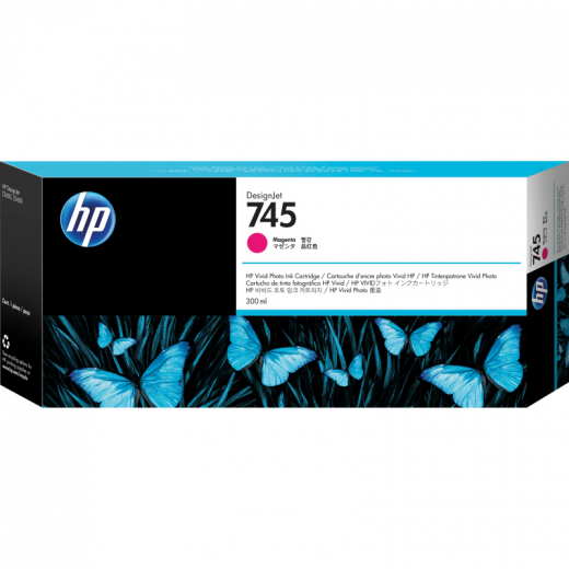 HP Tintenpatrone F9K01A Nr.745 300ml magenta, - HPF9K01A