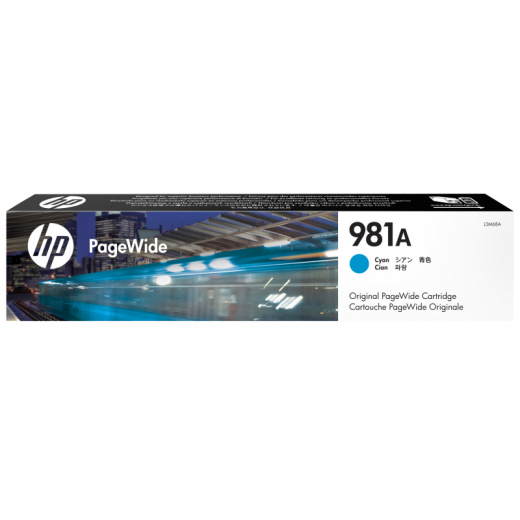 HP Tintenpatrone J3M68A 981A 6.000Seiten cyan, - 576650001