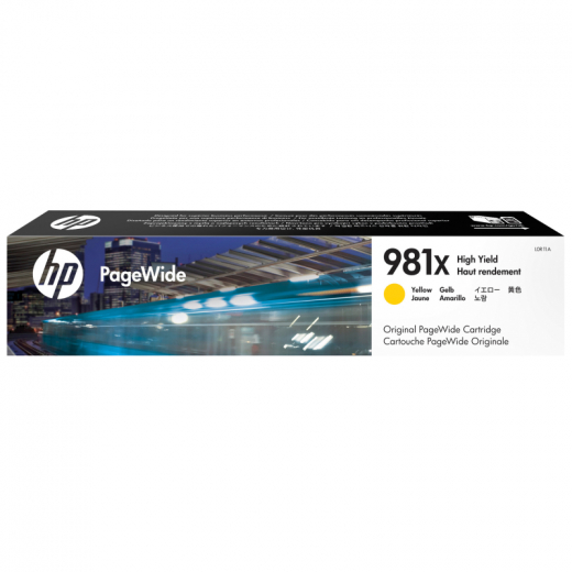 HP Tintenpatrone L0R11A 981X 10.000Seiten gelb, - 576652008