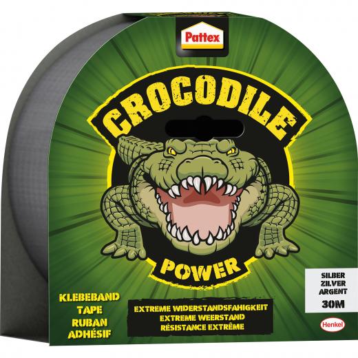 Pattex Klebeband Crocodile Power PCPT6 48mmx30m si, - 619396024