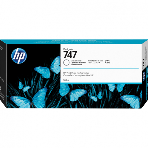 HP Tintenpatrone P2V87A Nr.747 300ml Glanzverstärker farblos, - HPAP2V87A