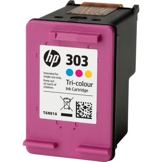 HP Tintenpatrone T6201AE 303 T6N01AE dreifarbig, - HPAT6N01AE