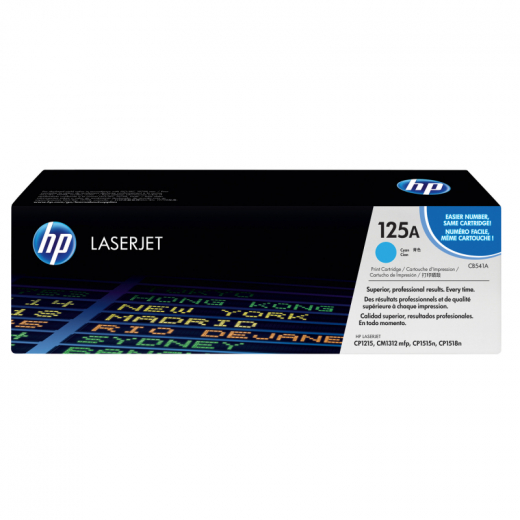 HP Toner CB541A 125A 1.400Seiten cyan, - HPACB541A