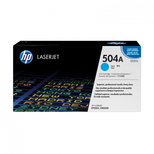 HP Toner CE251A 504A 7.000Seiten cyan, - HPACE251A