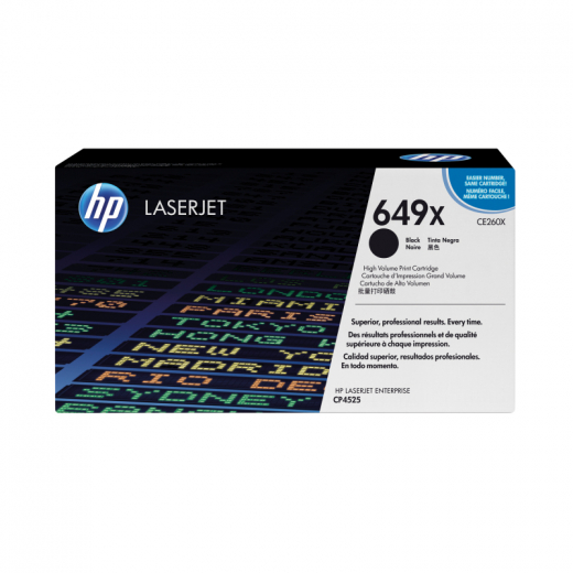 HP Toner CE260X 649X 17.000Seiten schwarz, - HPACE260X