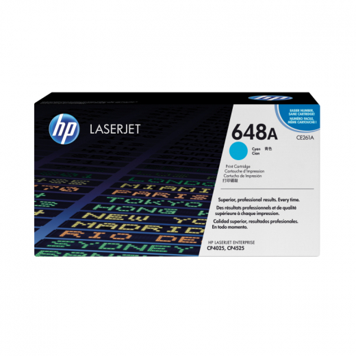 HP Toner CE261A 648A 11.000Seiten cyan, - HPACE261A