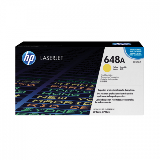 HP Toner CE262A 648A 11.000Seiten gelb, - HPACE262A