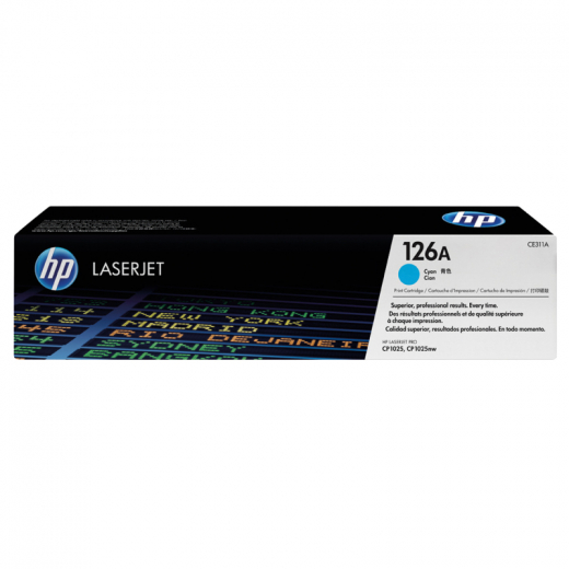 HP Toner CE311A 126A 1.000Seiten cyan, - HPACE311A