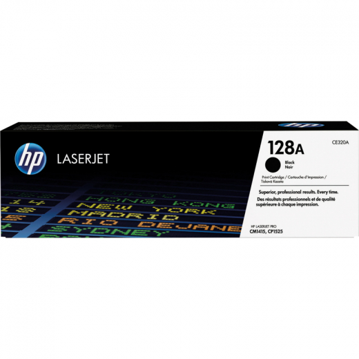 HP Toner CE320A 128A 2.000Seiten schwarz, - HPACE320A