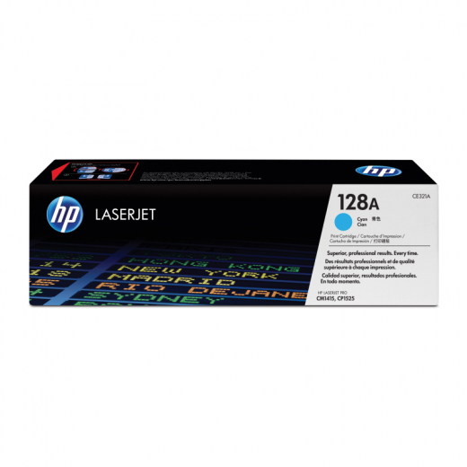 HP Toner CE321A 128A 1.300Seiten cyan, - HPACE321A