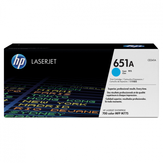 HP Toner CE341A 651A 16.000Seiten cyan, - HPACE341A