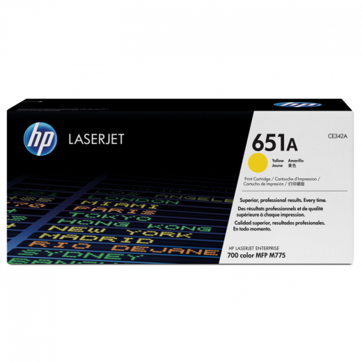 HP Toner CE342A 651A 16.000Seiten gelb, - HPACE342A