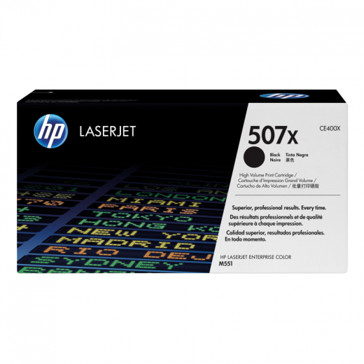 HP Toner CE400X 507X 11.000Seiten schwarz, - HPACE400X