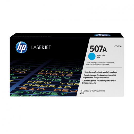 HP Toner CE401A 507A 6.000Seiten cyan, - HPACE401A