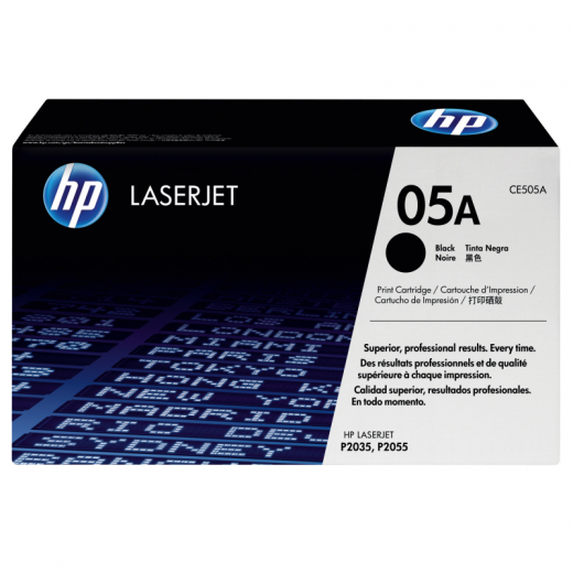 HP Toner CE505A 05A 2.300Seiten schwarz, - HPACE505A