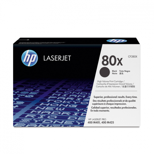 HP Toner CF280X 80X 6.900Seiten schwarz, - HPACF280X