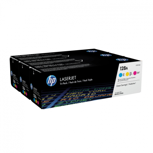 HP Toner CF371AM 128A c/m/y 3 St./Pack., - HPACF371AM