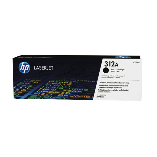 HP Toner CF380A 312A 2.400Seiten schwarz, - HPACF380A