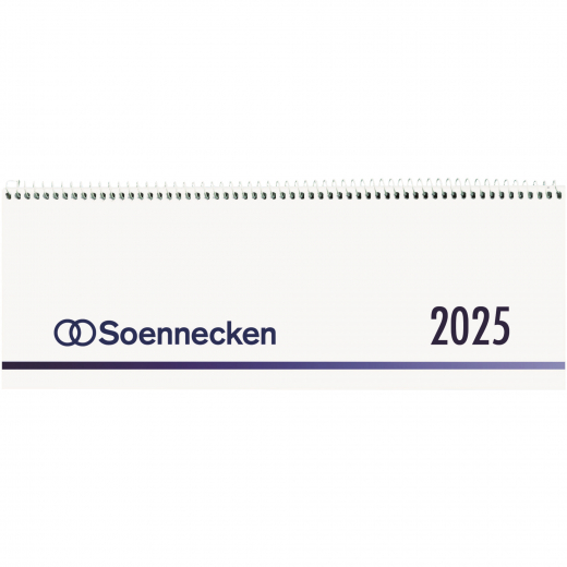 Soennecken Schreibtischquerkalender 2025 5094-25 60Seiten 1W/1S,