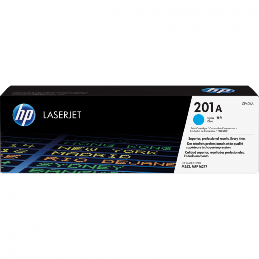 HP Toner CF401A 201A 1.400Seiten cyan, - HPACF401A