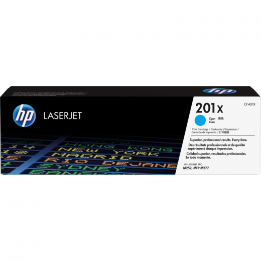 HP Toner CF401X 201X 2.300Seiten cyan, - HPACF401X