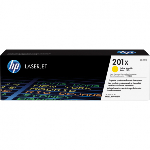 HP Toner CF402X 201X 2.300Seiten gelb, - HPACF402X