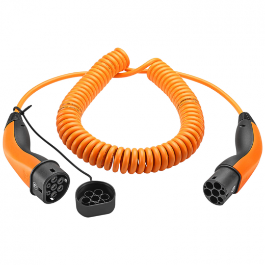 LAPP Ladekabel Spiral 5555936025 Typ2 11kW 5m orange, - 481115220