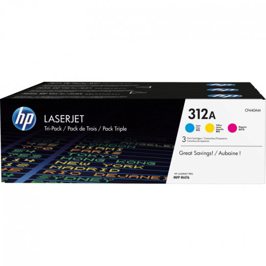 HP Toner CF440AM 312A c/m/y 3 St./Pack., - HPACF440AM