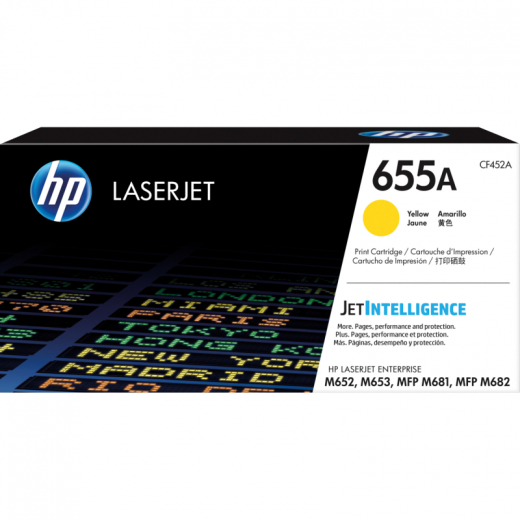 HP Toner CF452A 655A 10.500Seiten gelb, - 576987008