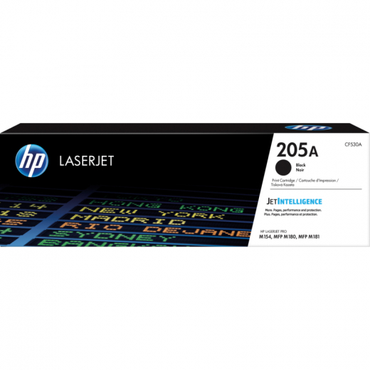 HP Toner CF530A Nr.205A 1.100Seiten schwarz, - HPACF530A