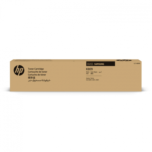 HP Toner CLT-K809S SS607A schwarz, - HPASS607A