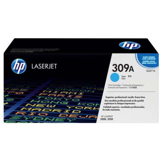 HP Toner Q2671A 309A 4.000Seiten cyan, - HPAQ2671A