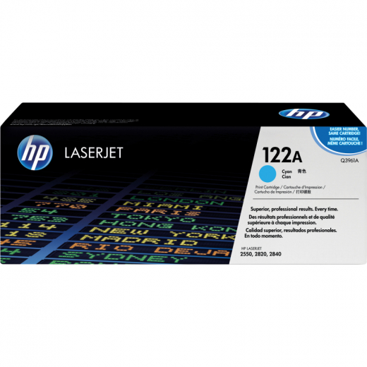 HP Toner Q3961A 122A 4.000Seiten cyan, - HPAQ3961A