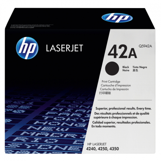 HP Toner Q5942A 42A 10.000Seiten schwarz, - HPAQ5942A